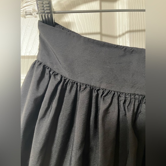 TRINA TURK Black Skirt A Line  Lace Lining Knee Length Womens Size 12 - Picture 3 of 7